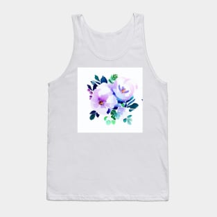 Watercolor Flower Tank Top